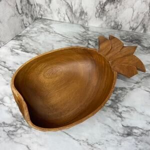 Vintage Moore International Monkeypod Bowl from Honolulu